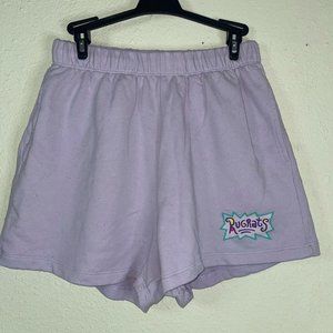 RUGRATS Nickelodeon purple sweat shorts